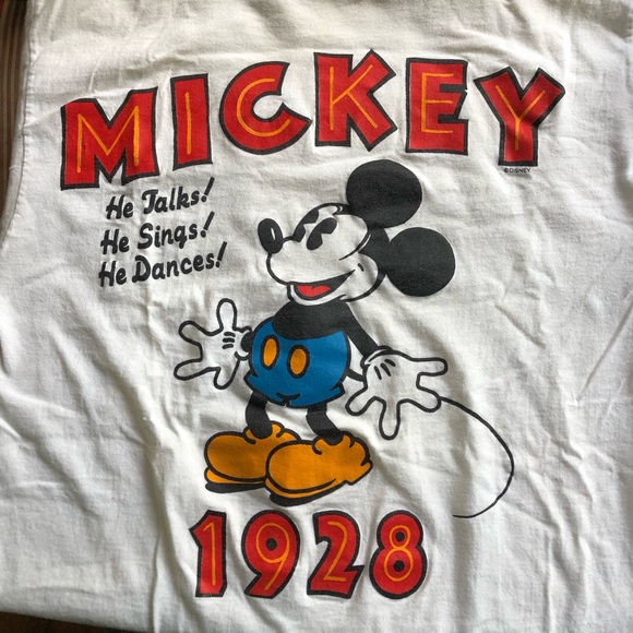 Vintage Mickey Mouse Tee Shirt - Picture 3 of 5